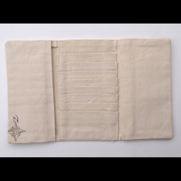 Wallet trifold hand drawn old world map men's - Picture 3 of 4